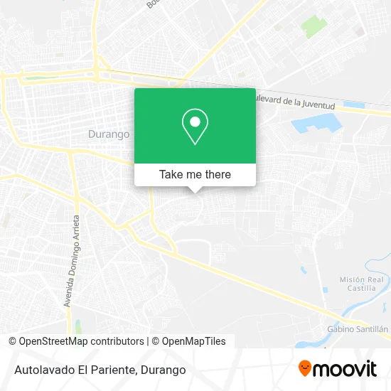 Autolavado El Pariente map