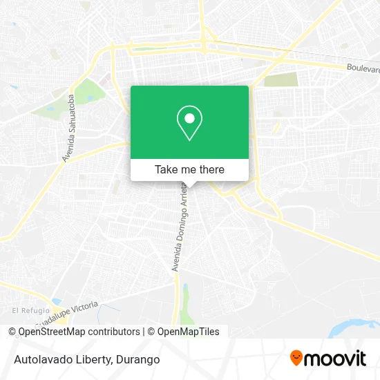 Autolavado Liberty map