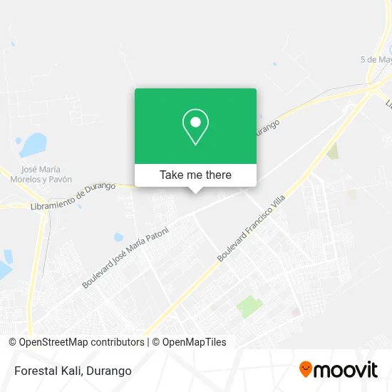 Forestal Kali map