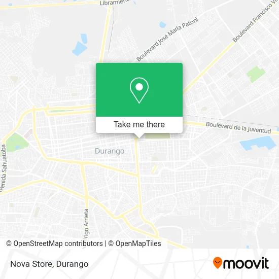 Nova Store map