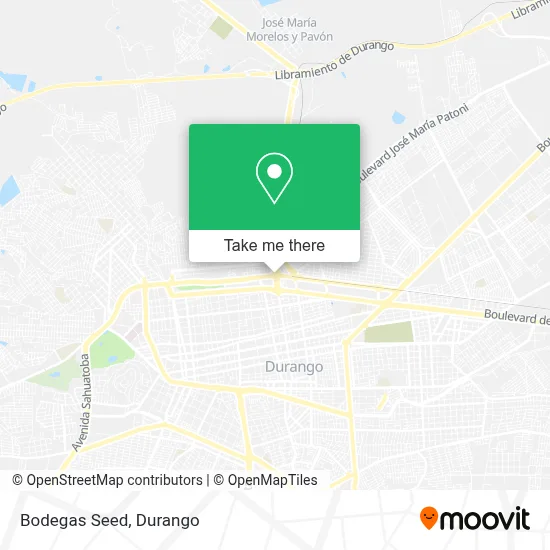Bodegas Seed map