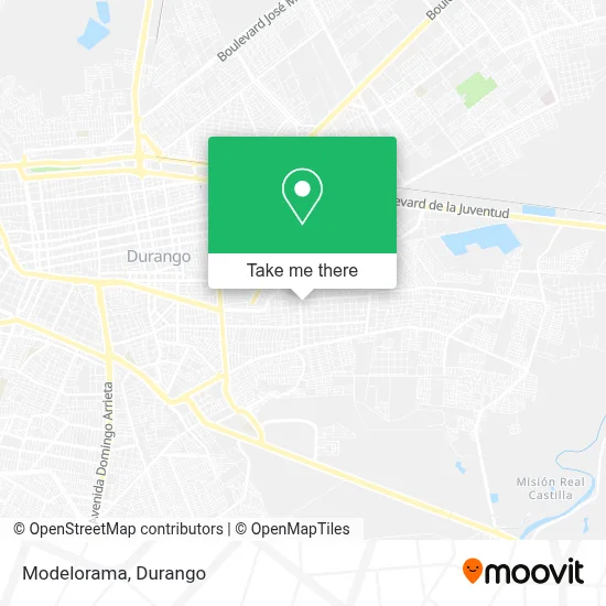 Modelorama map