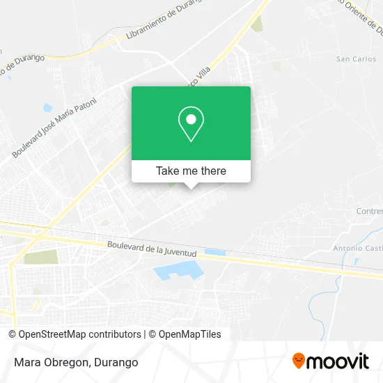 Mara Obregon map