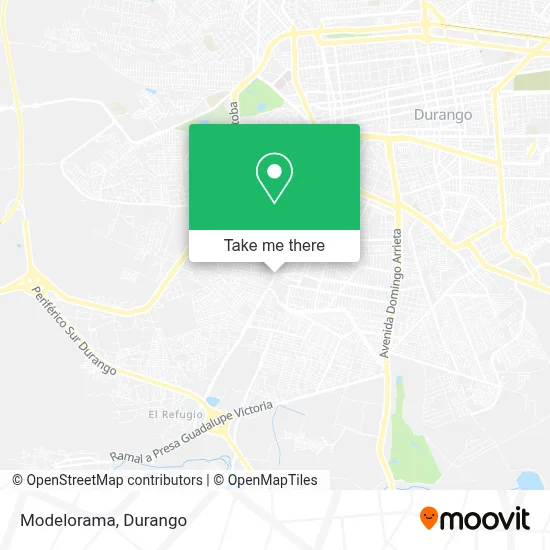 Modelorama map