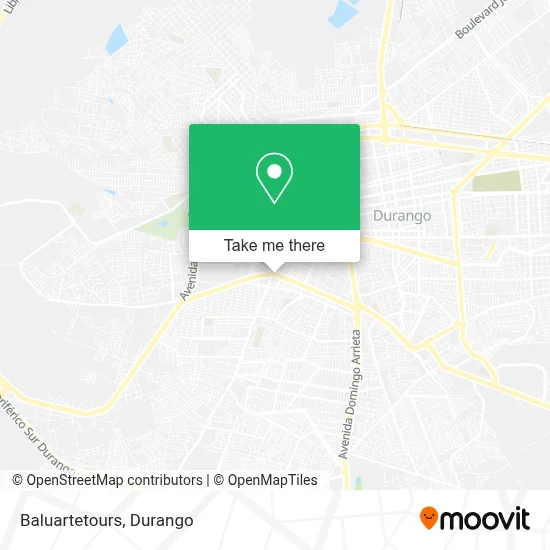 Baluartetours map