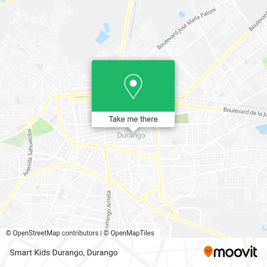 Smart Kids Durango map