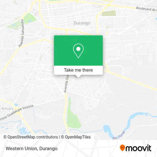 Western Union map