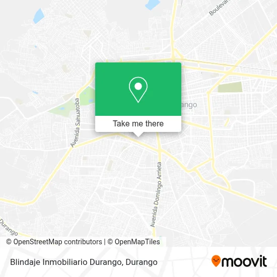 Blindaje Inmobiliario Durango map