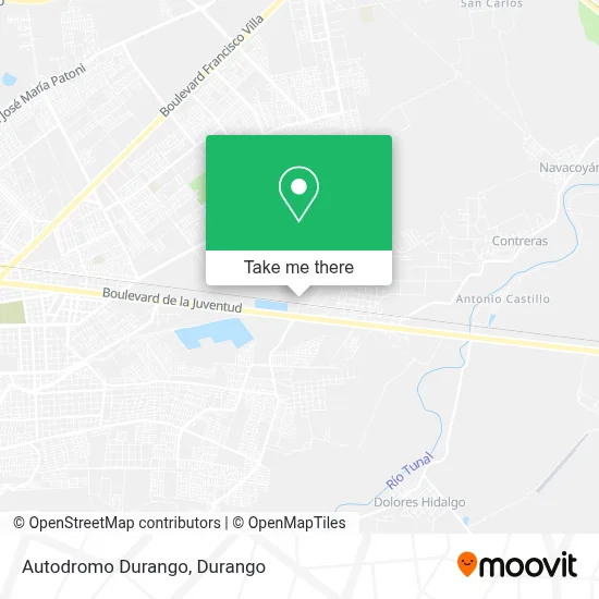 Autodromo Durango map