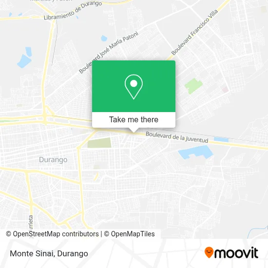 Monte Sinai map
