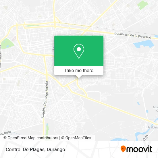 Control De Plagas map