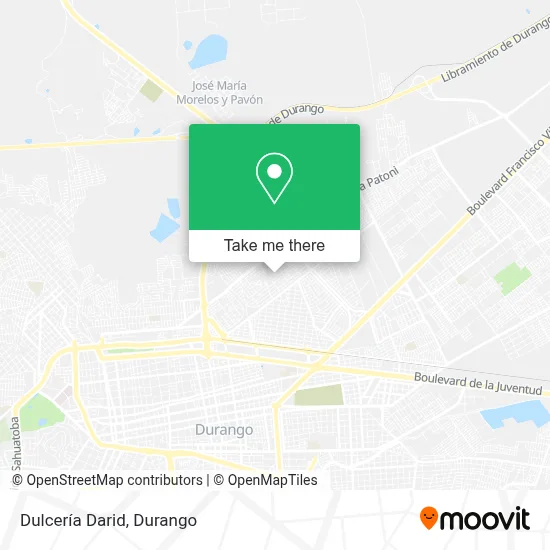 Dulcería Darid map