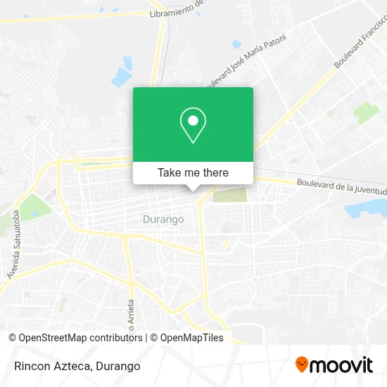 Rincon Azteca map