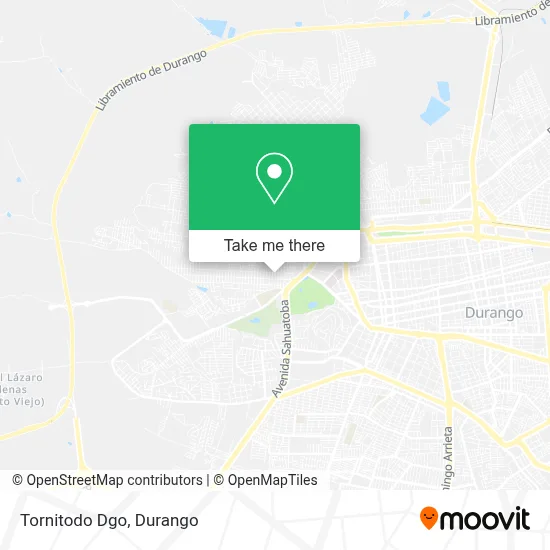 Tornitodo Dgo map
