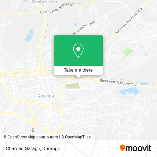 Charcas Garage map