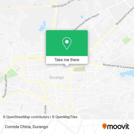 Comida China map