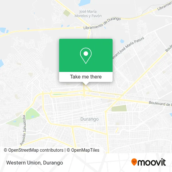 Western Union map