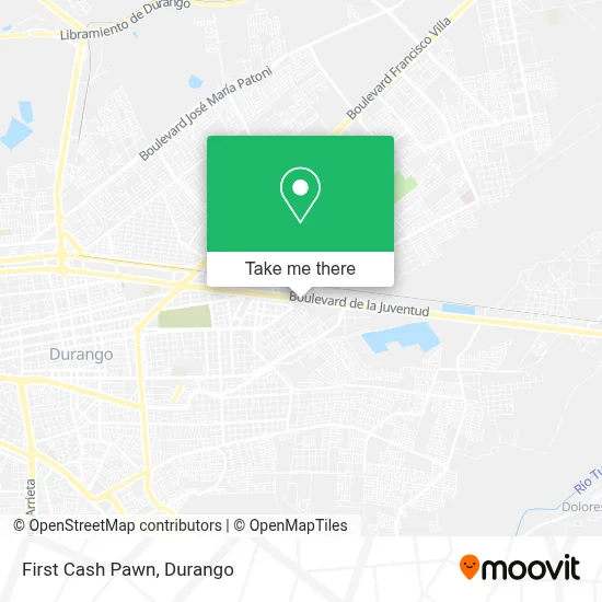 First Cash Pawn map