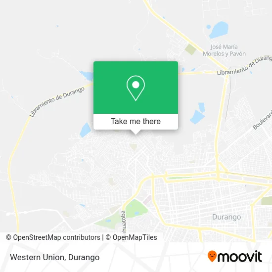 Western Union map