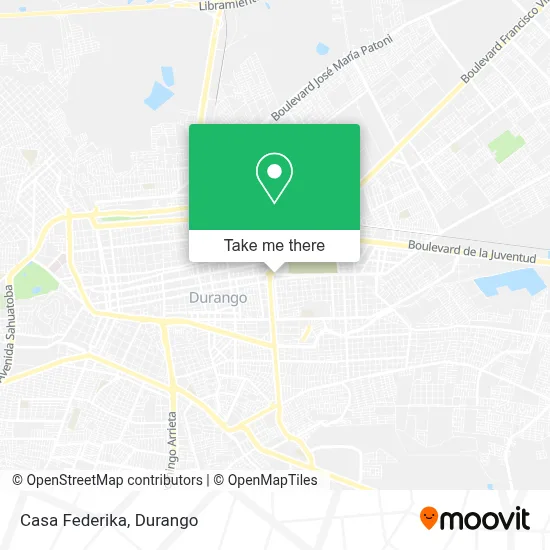 Casa Federika map