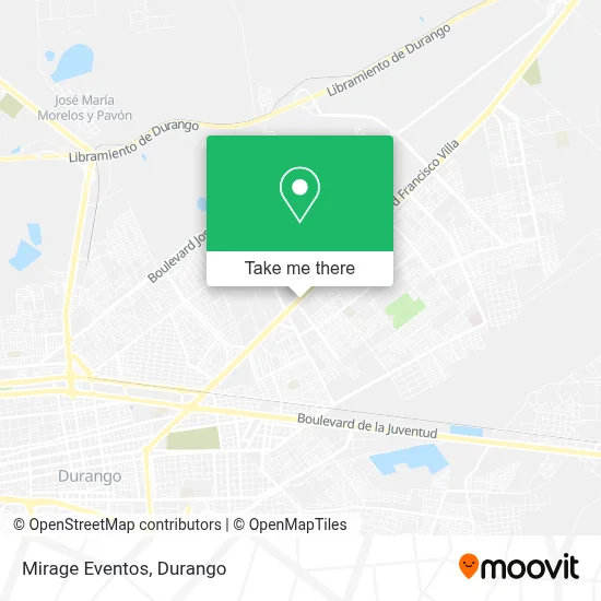 Mirage Eventos map