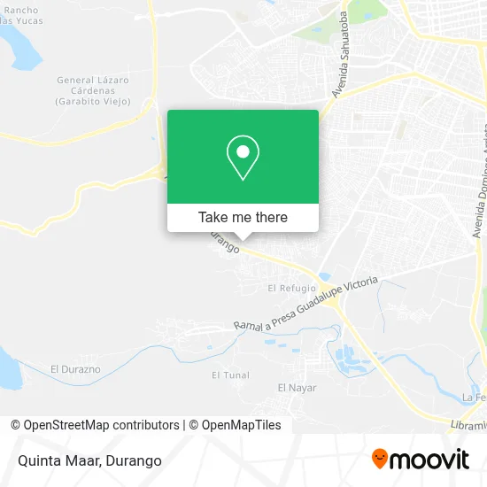 Quinta Maar map
