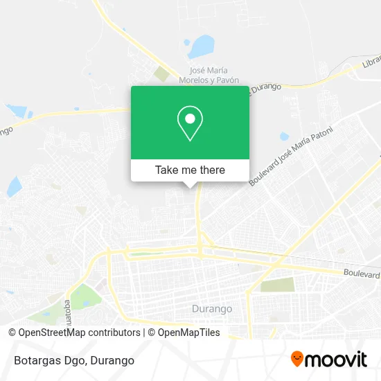 Botargas Dgo map