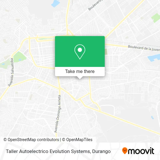 Taller Autoelectrico Evolution Systems map