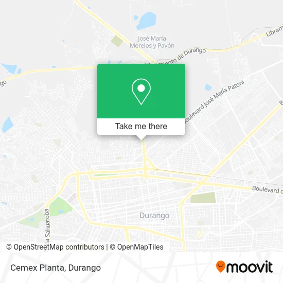 Cemex Planta map