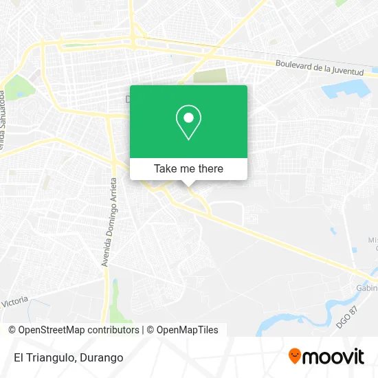 El Triangulo map