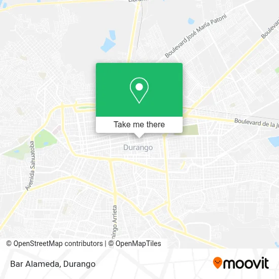 Bar Alameda map