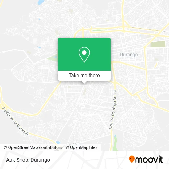 Aak Shop map