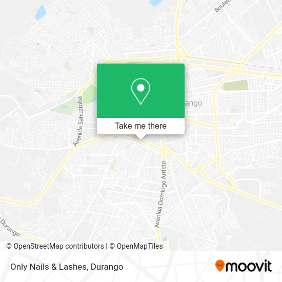 Only Nails & Lashes map