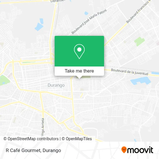 R Café Gourmet map