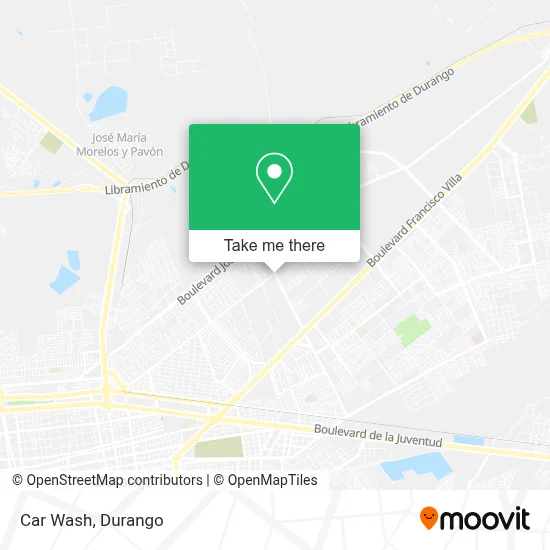 Car Wash map