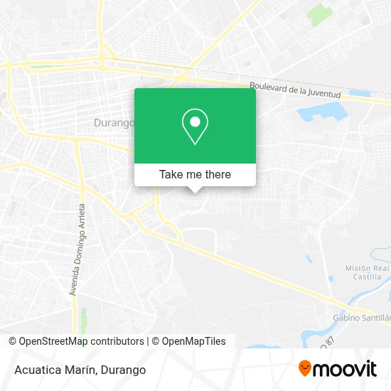 Acuatica Marín map