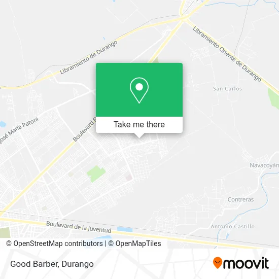 Good Barber map