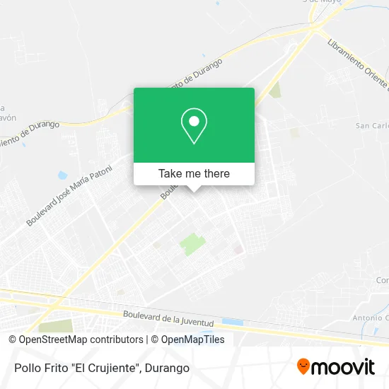 Pollo Frito "El Crujiente" map