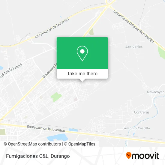 Fumigaciones C&L map