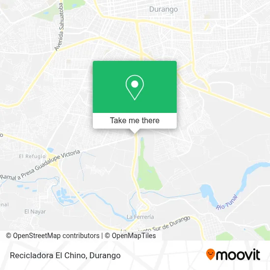 Recicladora El Chino map