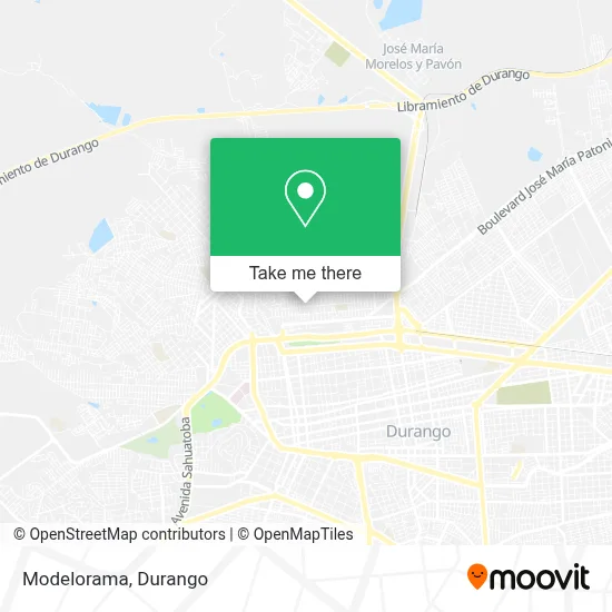 Modelorama map