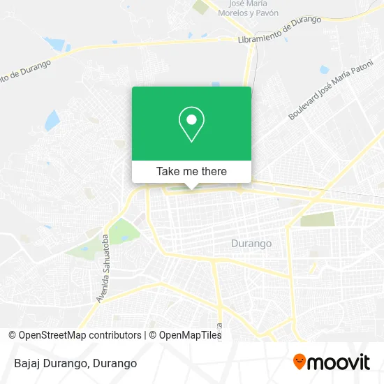 Bajaj Durango map
