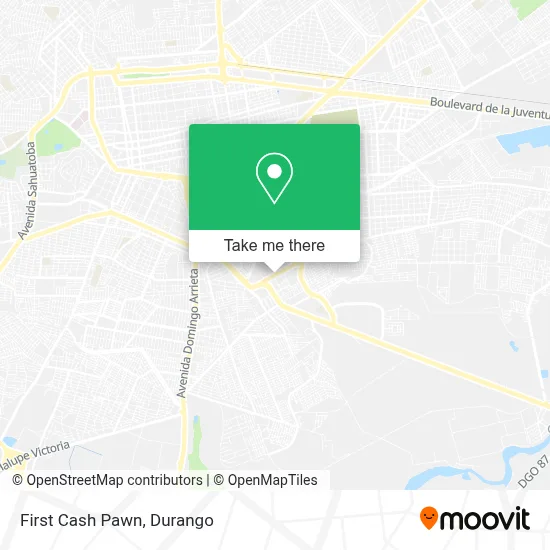 First Cash Pawn map