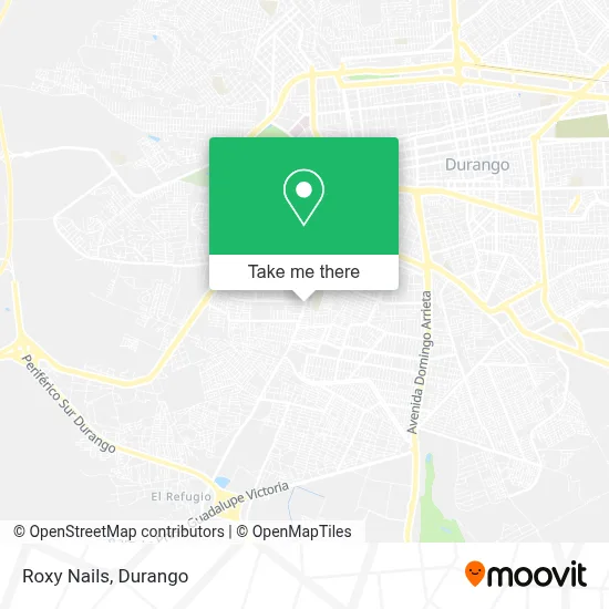 Roxy Nails map
