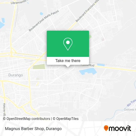 Magnus Barber Shop map