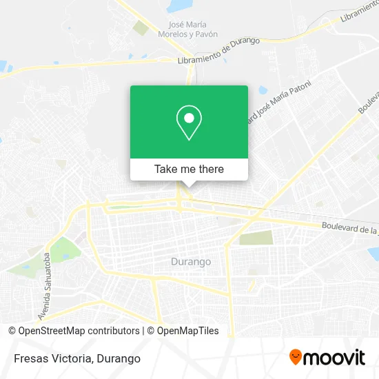 Fresas Victoria map