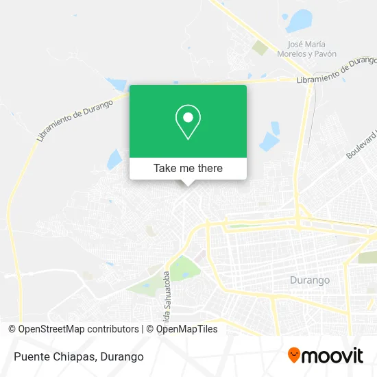 Puente Chiapas map
