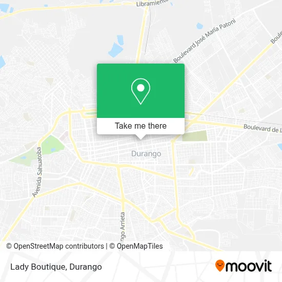 Lady Boutique map