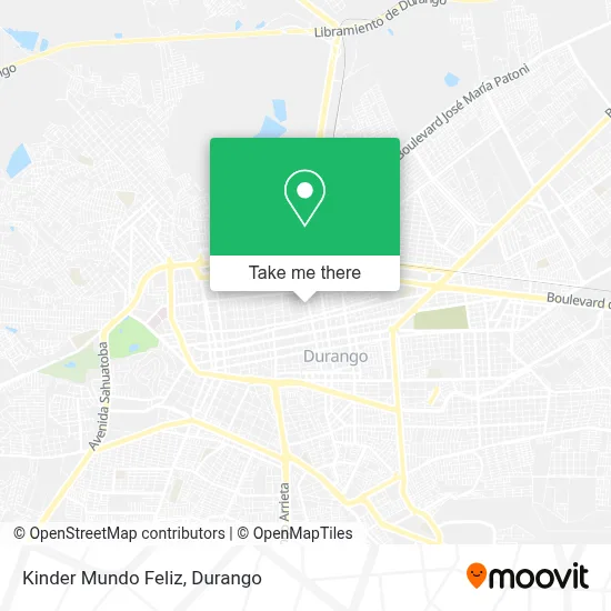Kinder Mundo Feliz map