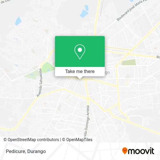 Pedicure map